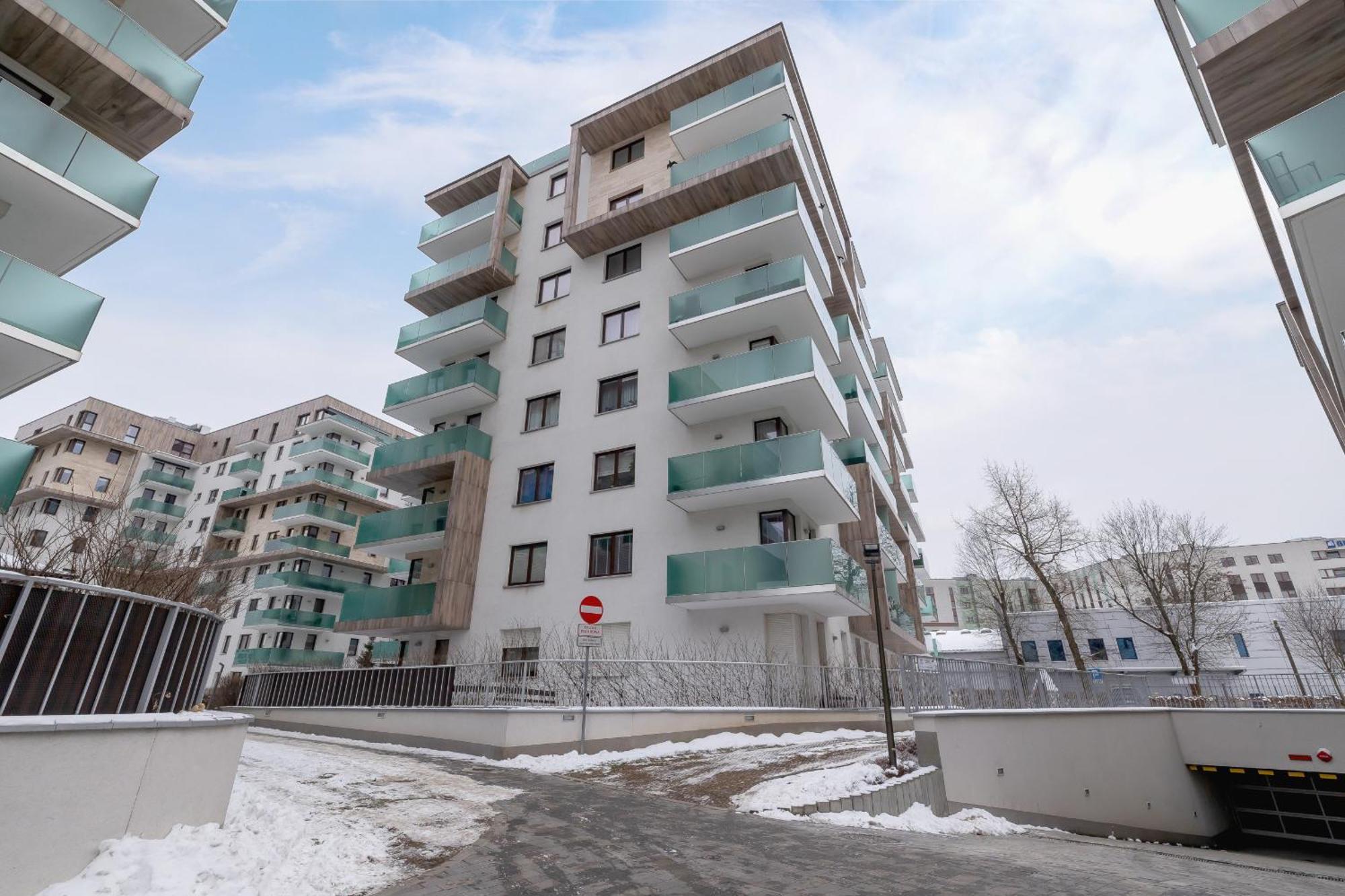 Subtle Grey With Furnished Balcony And Parking In By Renters *